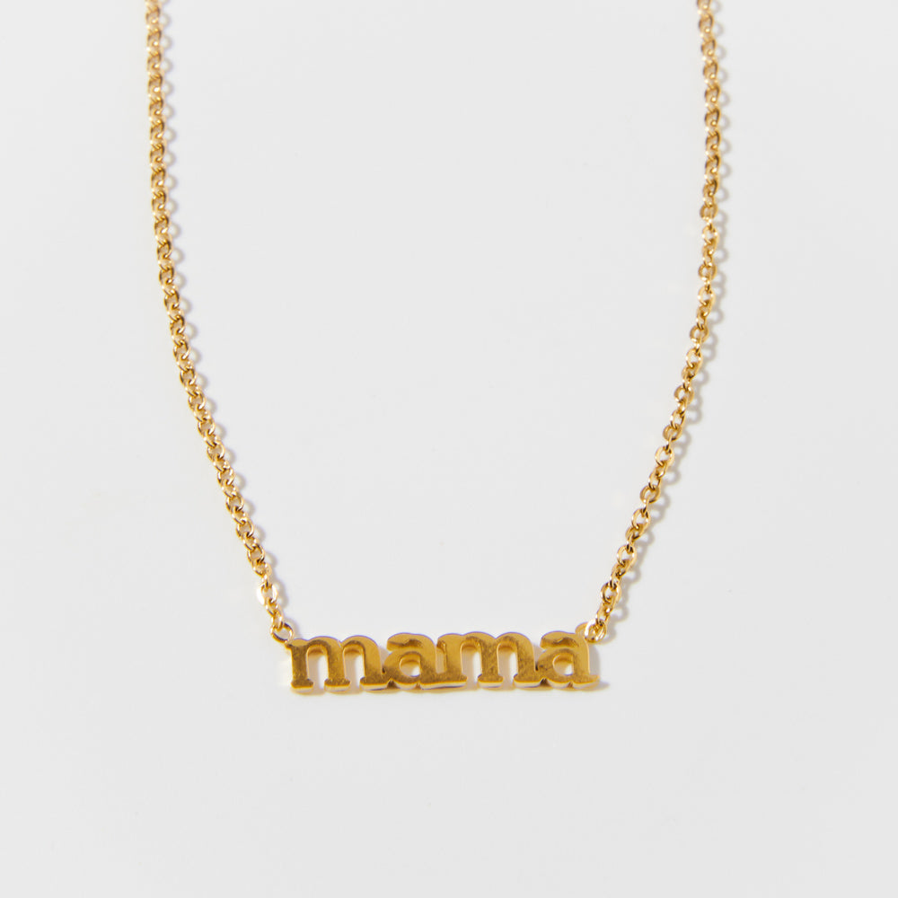 Mama Necklace – Recycled Gold/Silver Mama Gift | LUCID