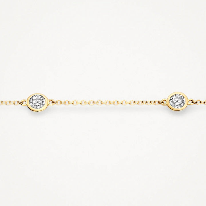 Dainty Necklace – Elegant Fine Chain with Recycled Silver Sparkles | LUCID