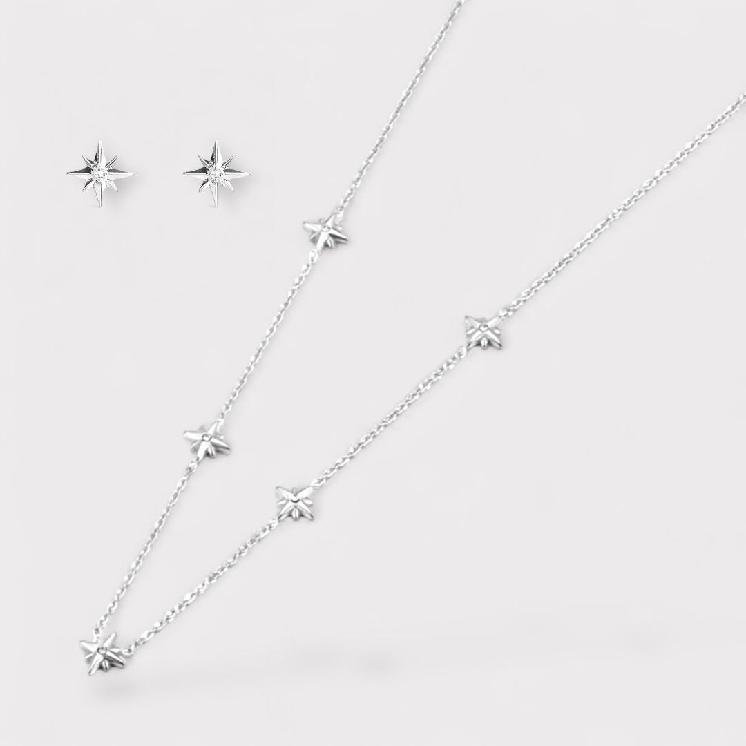Celestial Two Piece Set – Earrings & Necklace Jewellery Gift | LUCID