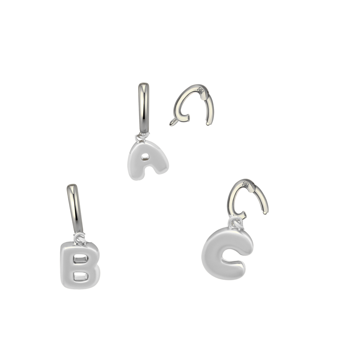 Bubble Letter Charm