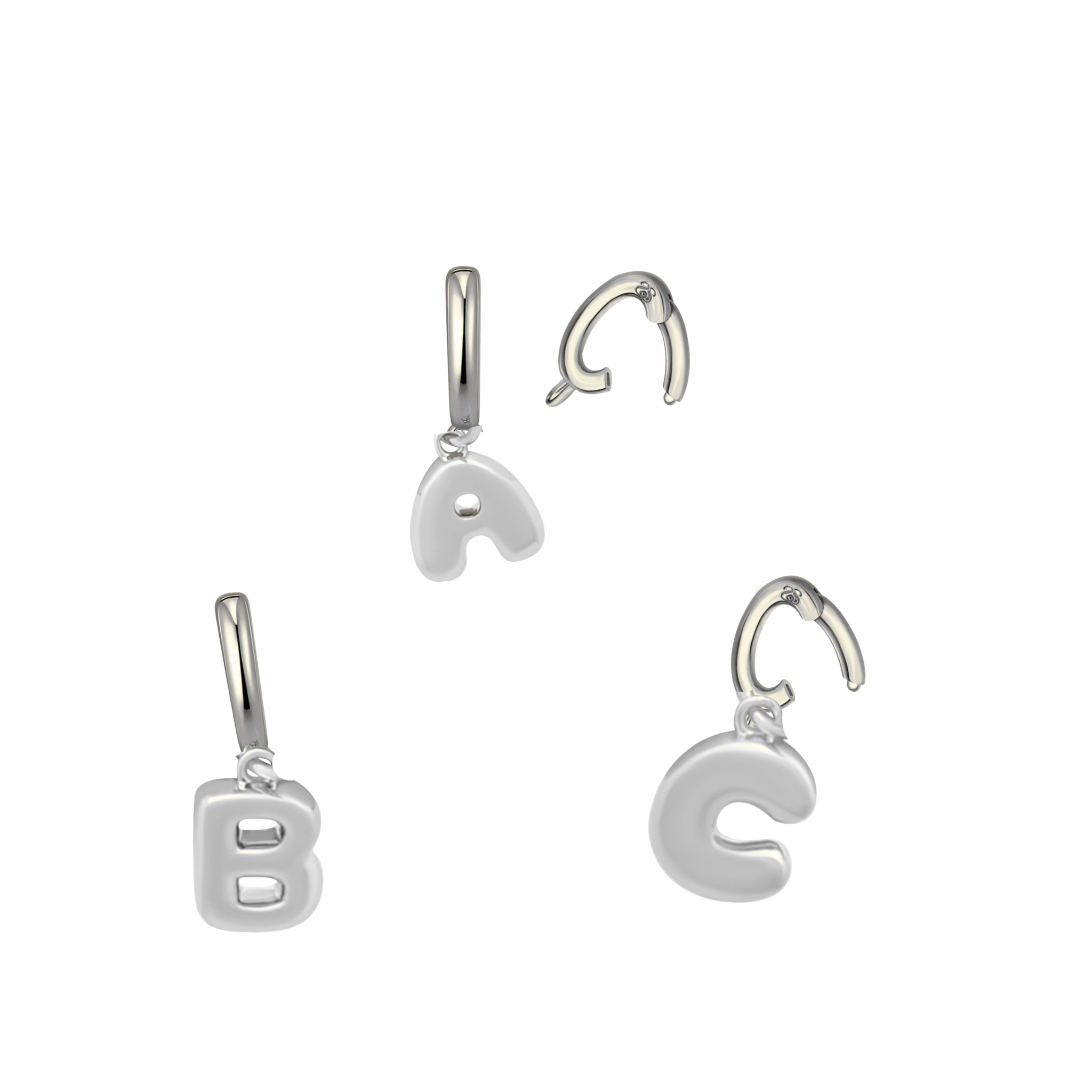 Bubble Letter Charm