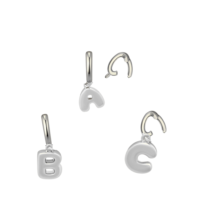 Bubble Letter Charm