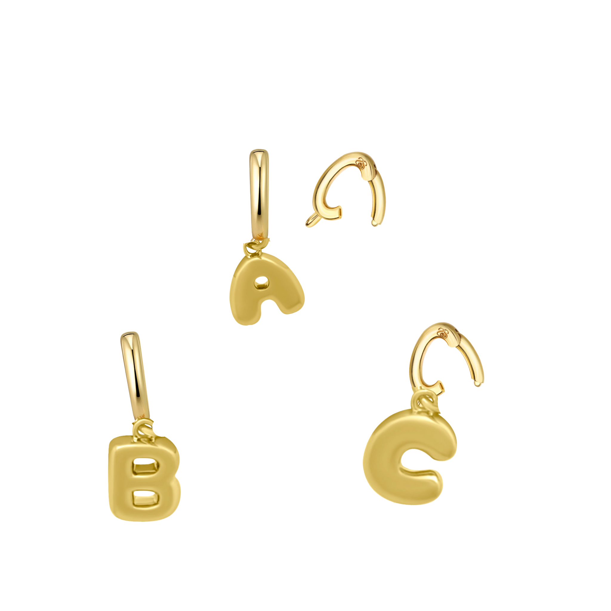 Bubble Letter Charm