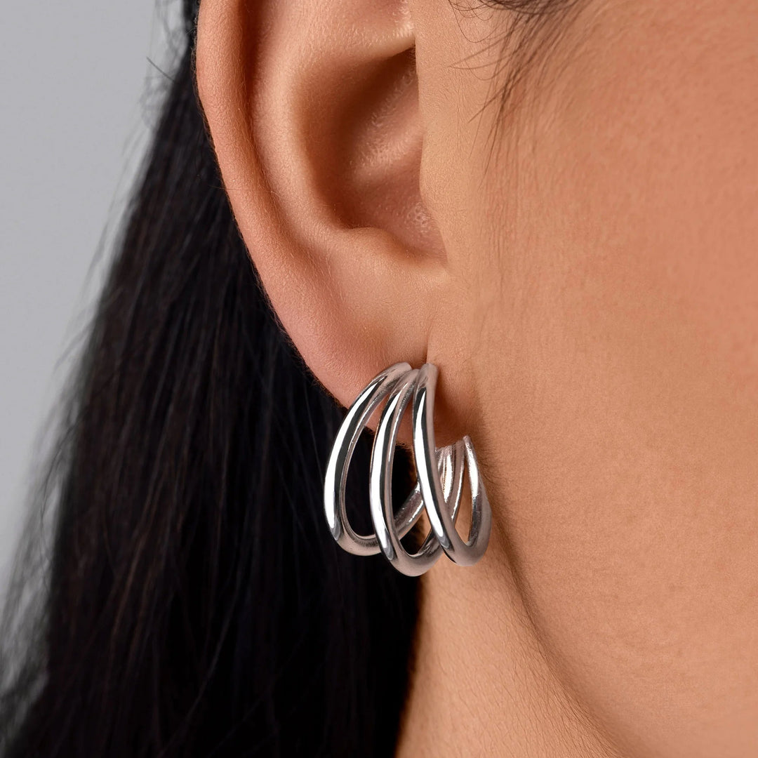 Triple Hoops Earrings