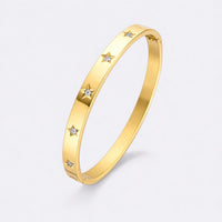 Celestial Armband  – Schitterende Ster Bangle in Gerecycled Goud of Zilver | LUCID