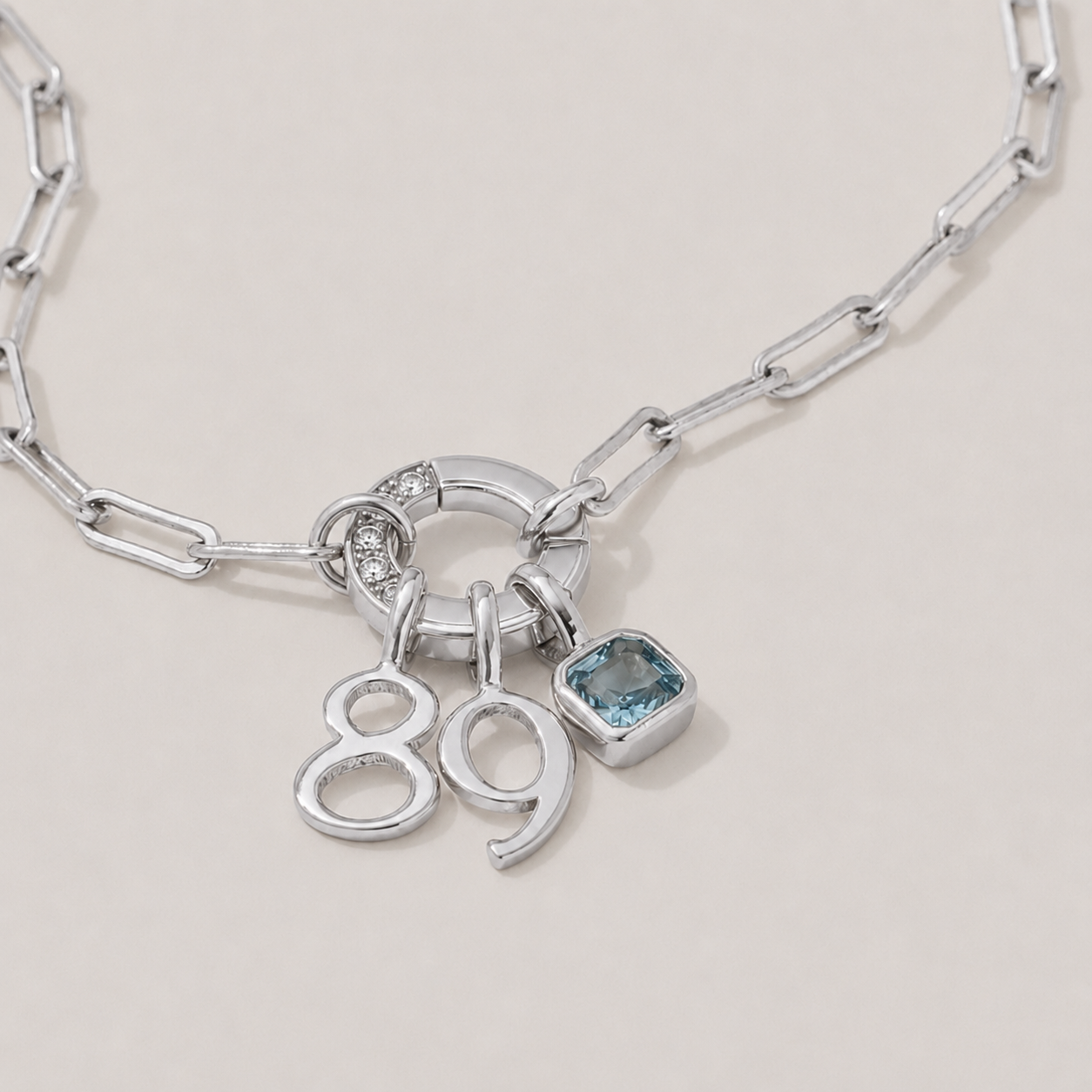 Charm Paperclip Necklace