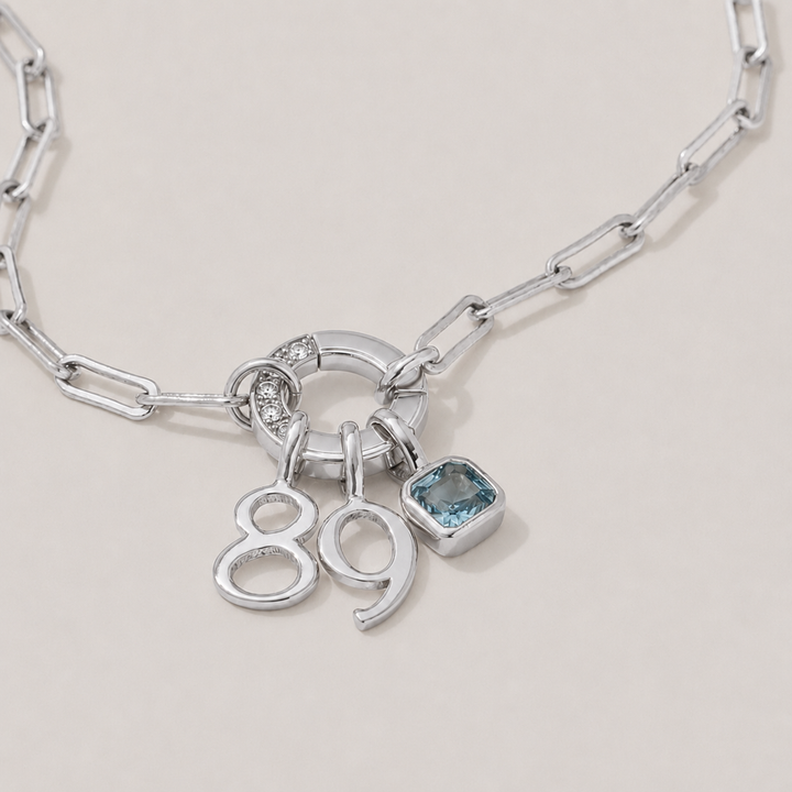 Charm Paperclip Necklace
