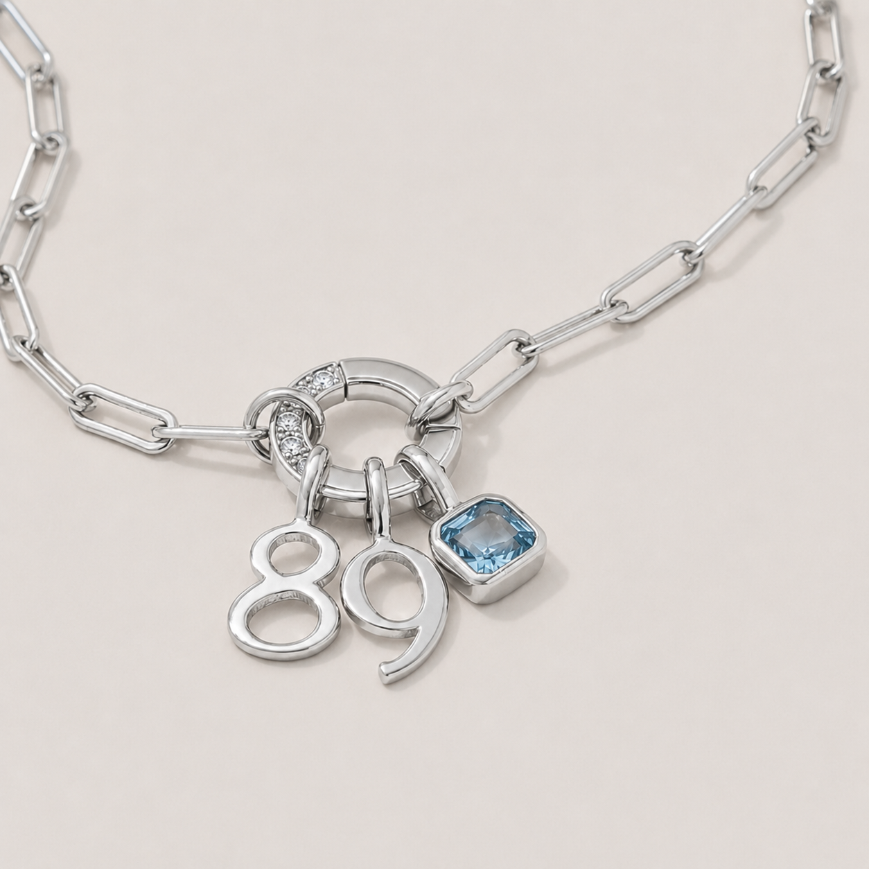 Paperclip Charm Bracelet