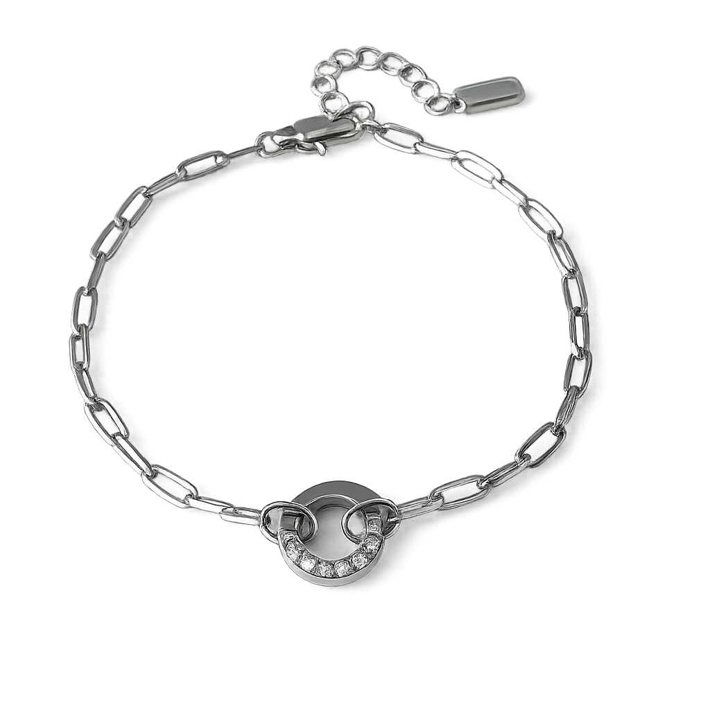 Paperclip Charm Bracelet