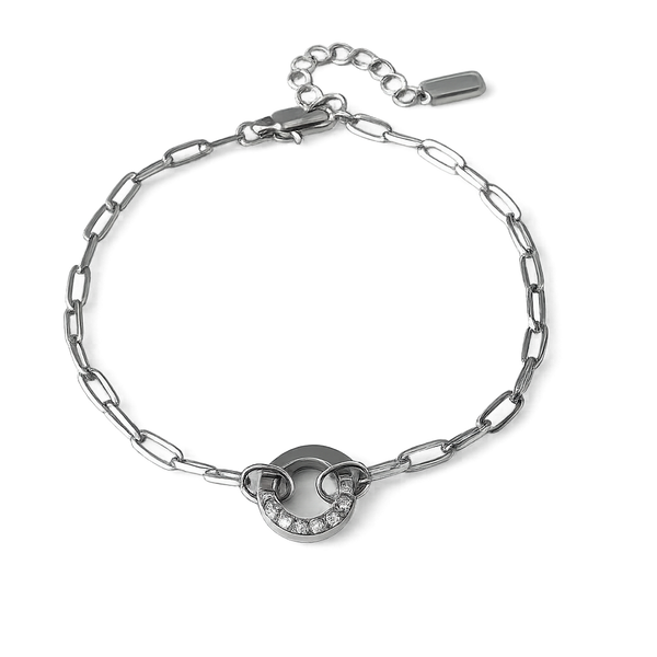 Bracelet à breloques trombone
