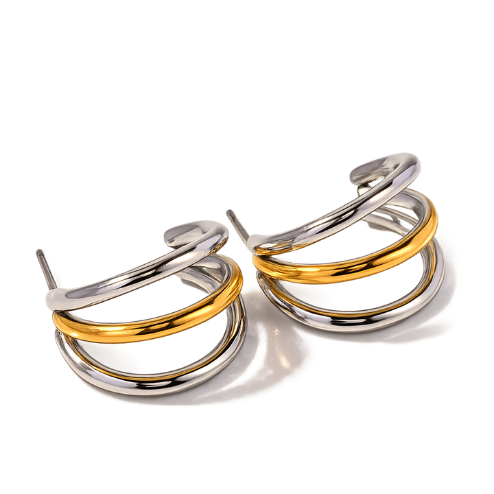 Triple Hoops Earrings