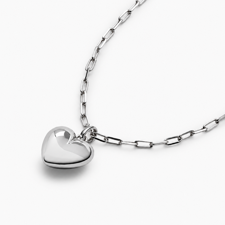 Paperclip Heart Necklace