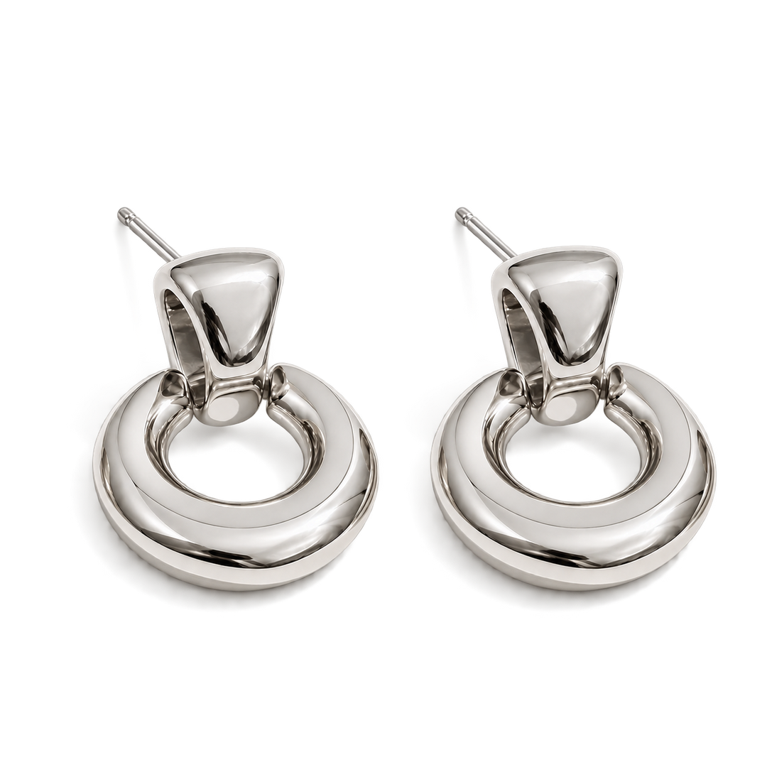 Door Knocker Hoop Earrings