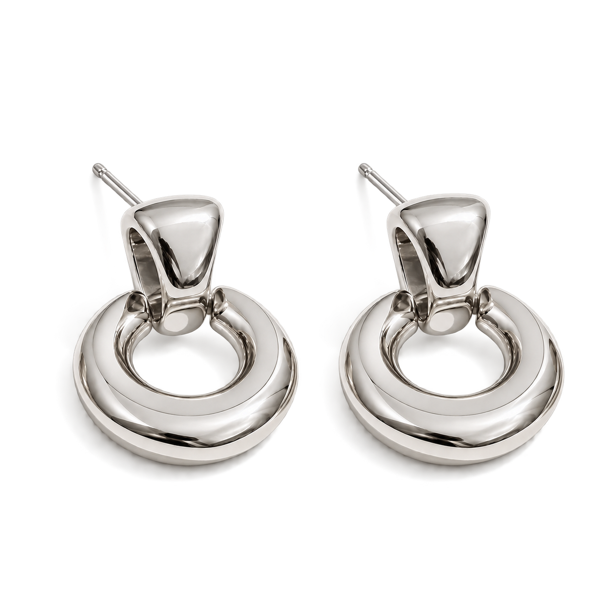 Door Knocker Hoop Earrings