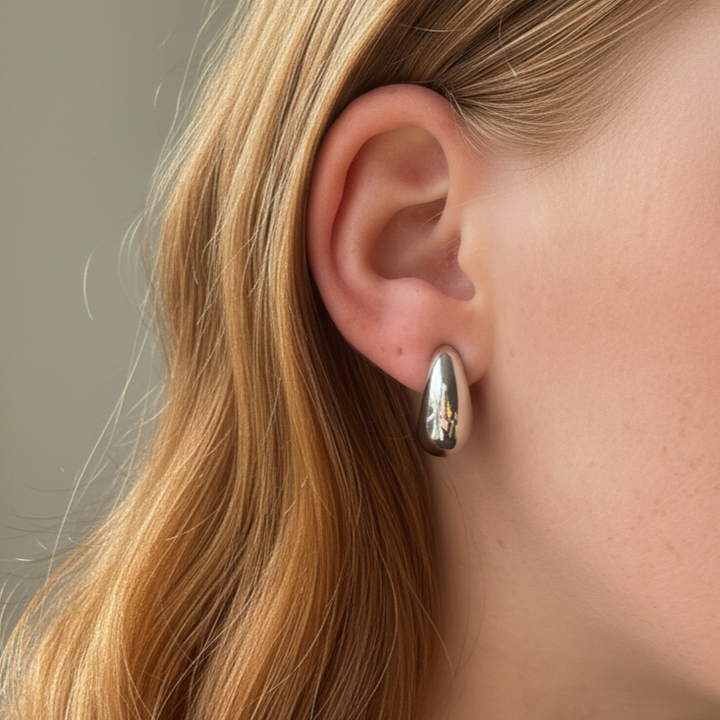 Clip On Bold Earrings - Recycled Gold & Silver | LUCID