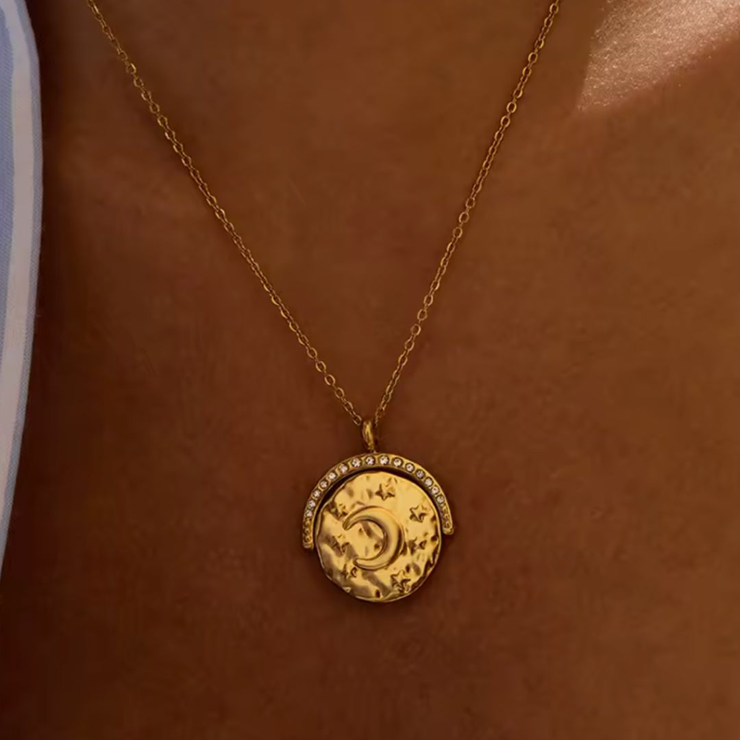 Flip Medallion Necklace – Symbolic Jewellery | LUCID