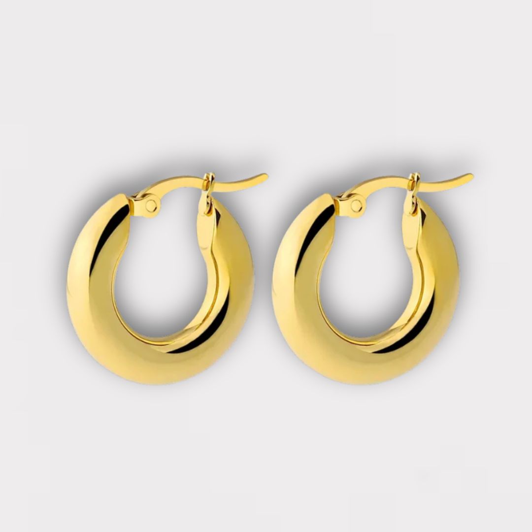 Diva Hoop – Boucles d'oreilles audacieuses en or recyclé | LUCID