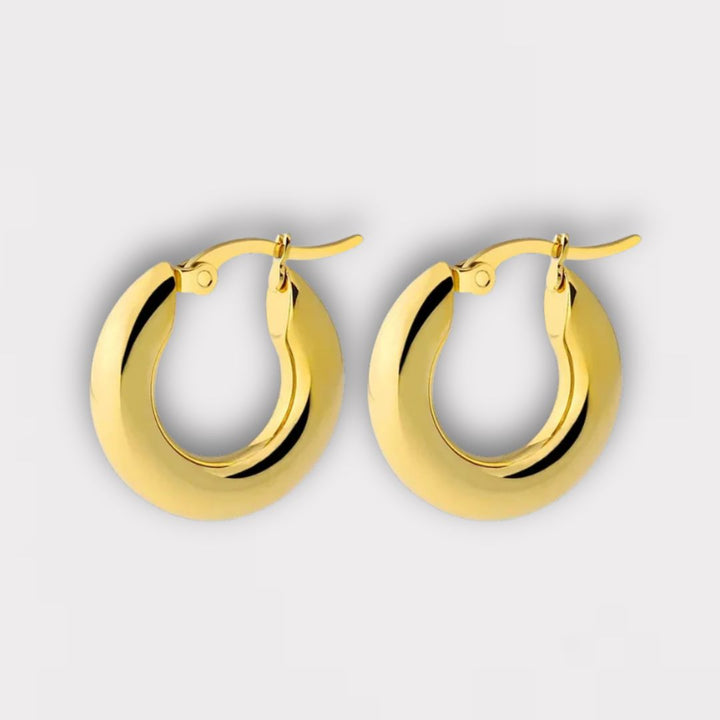 Diva Hoop – Boucles d'oreilles audacieuses en or recyclé | LUCID