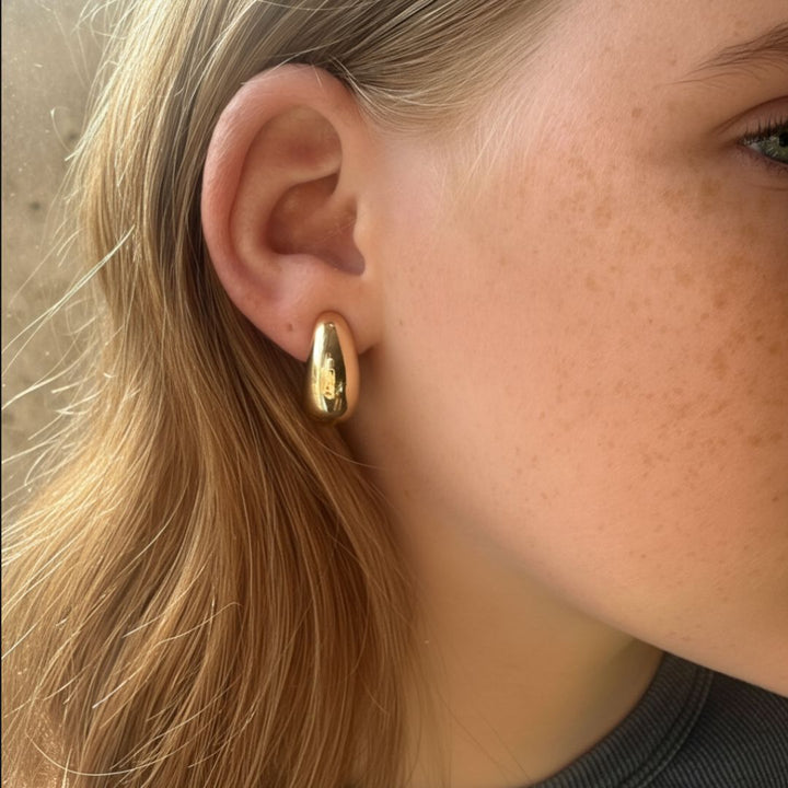 Clip On Bold Earrings - Recycled Gold & Silver | LUCID