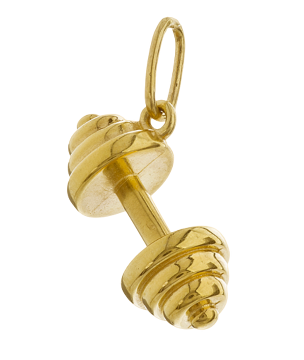 Charm only / Dumbbell Gold