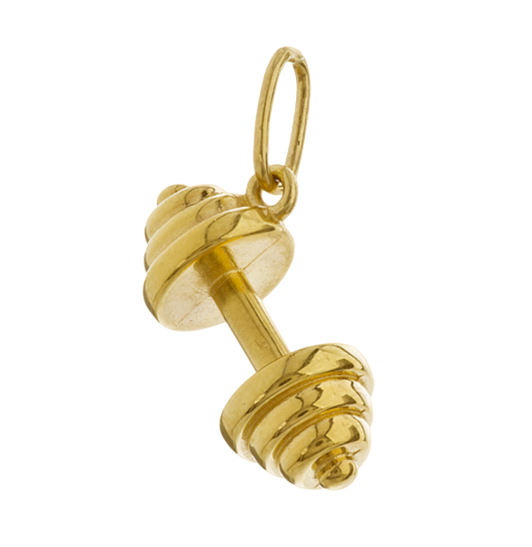 Charm only / Dumbbell Gold