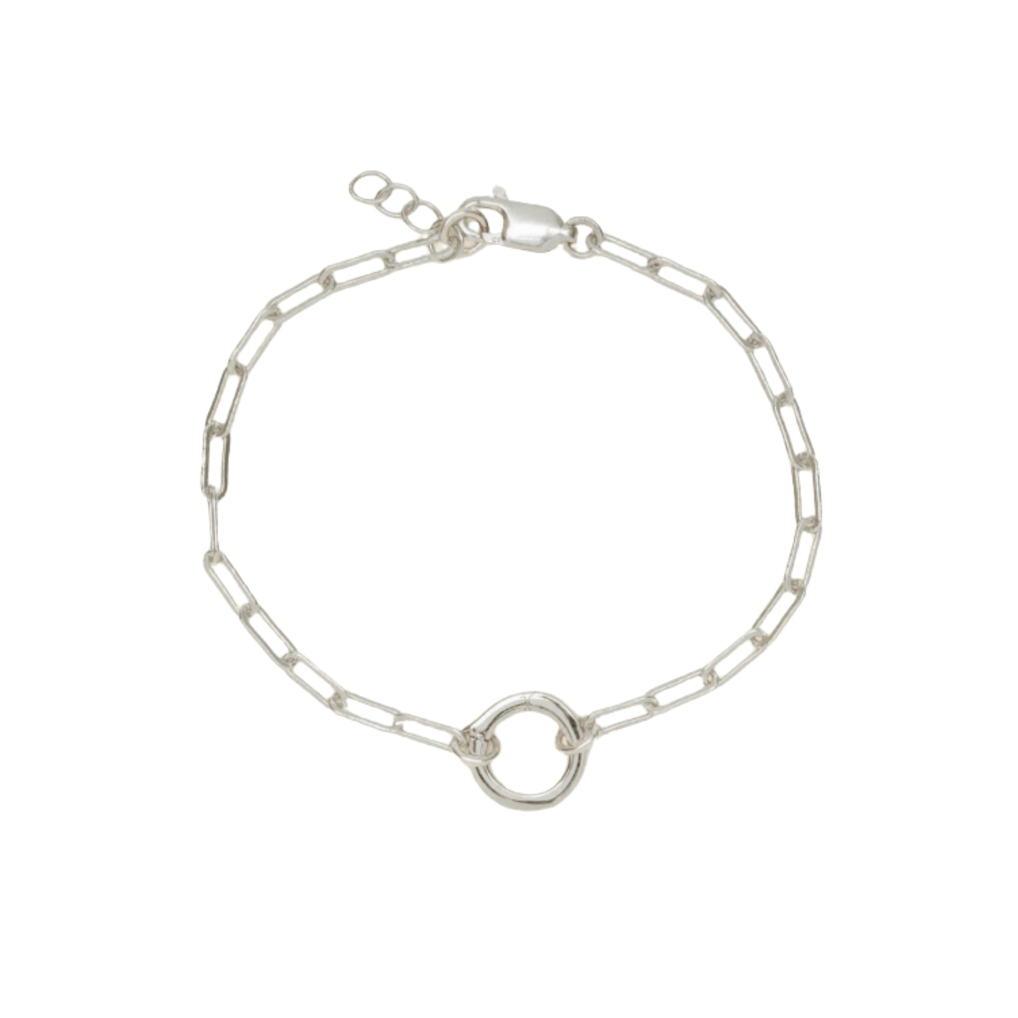 Paperclip Charm Bracelet