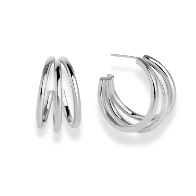 Triple Hoops Earrings