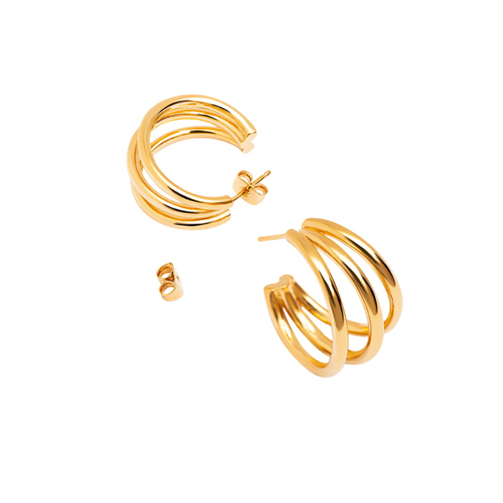 Triple Hoops Earrings
