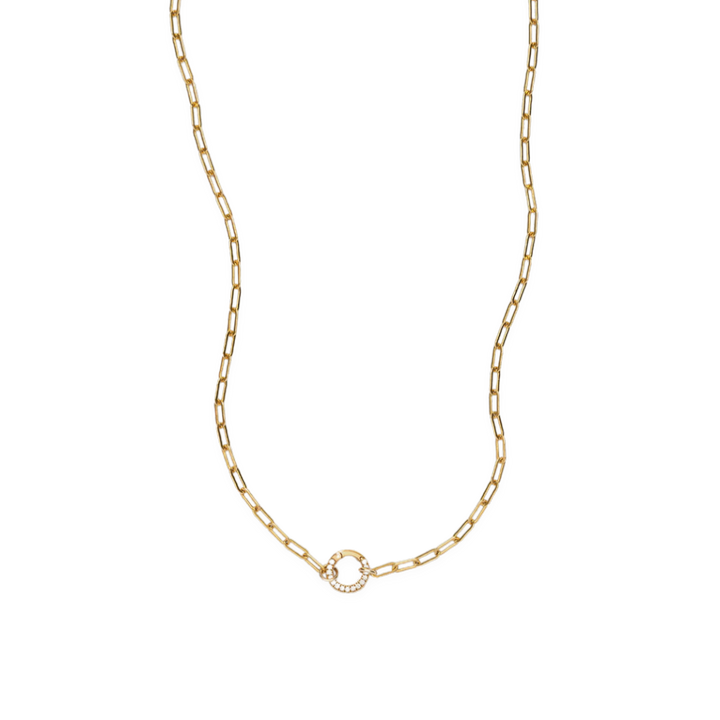 Charm Paperclip Necklace