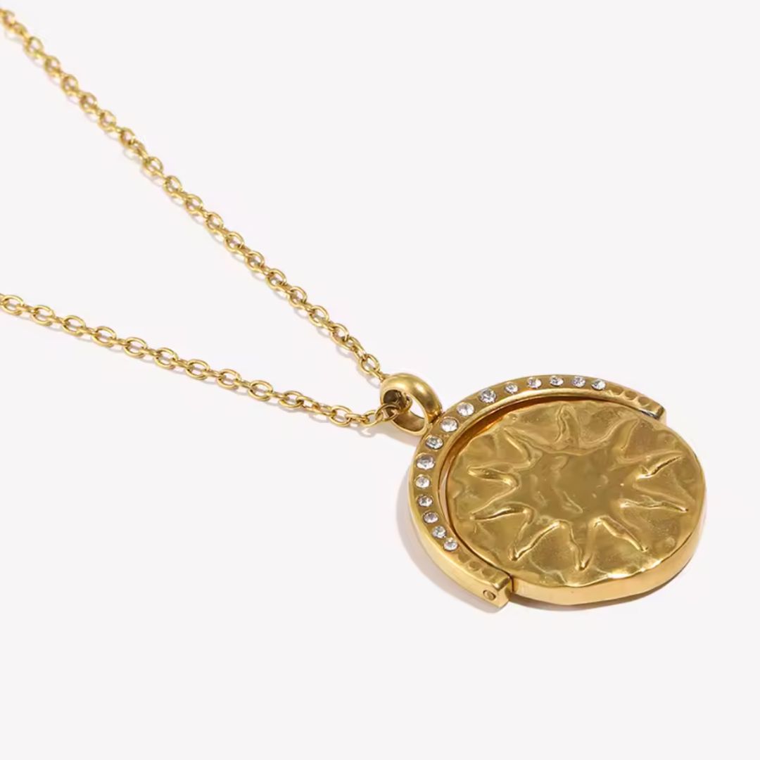 Flip Medallion Necklace – Symbolic Jewellery | LUCID