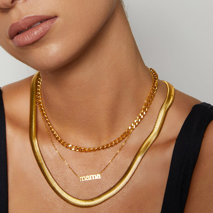 Mama Necklace – Recycled Gold/Silver Mama Gift | LUCID