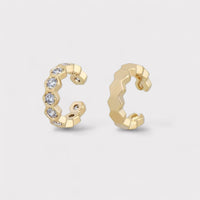 Two Piece Ear Cuffs  – Gerecyclede neppiercingsieraden | LUCID
