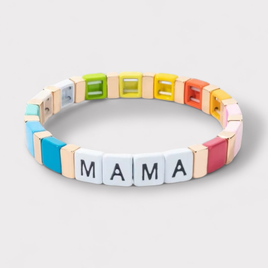 MAMA Friendship Bracelet – Colourful Beaded Gift for Mum | LUCID