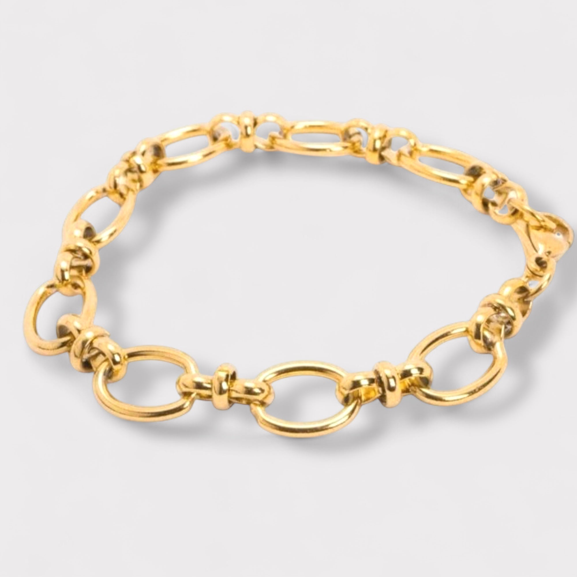 🎁 Chain Bracelet – Bold Adjustable Chain in Recycled Gold or Silver | LUCID (100% off)