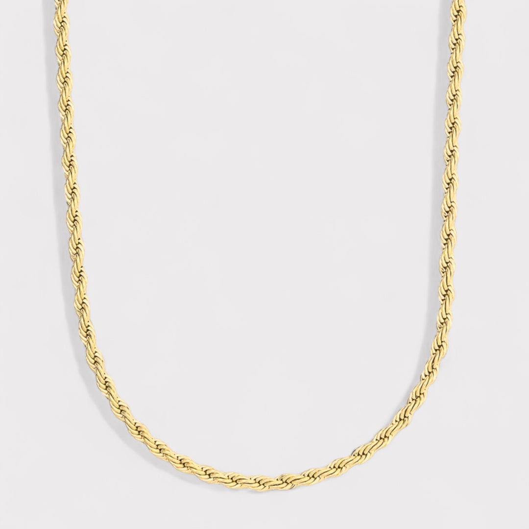 Men’s Rope Chain – Recycled Gold, Silver & Titanium | LUCID