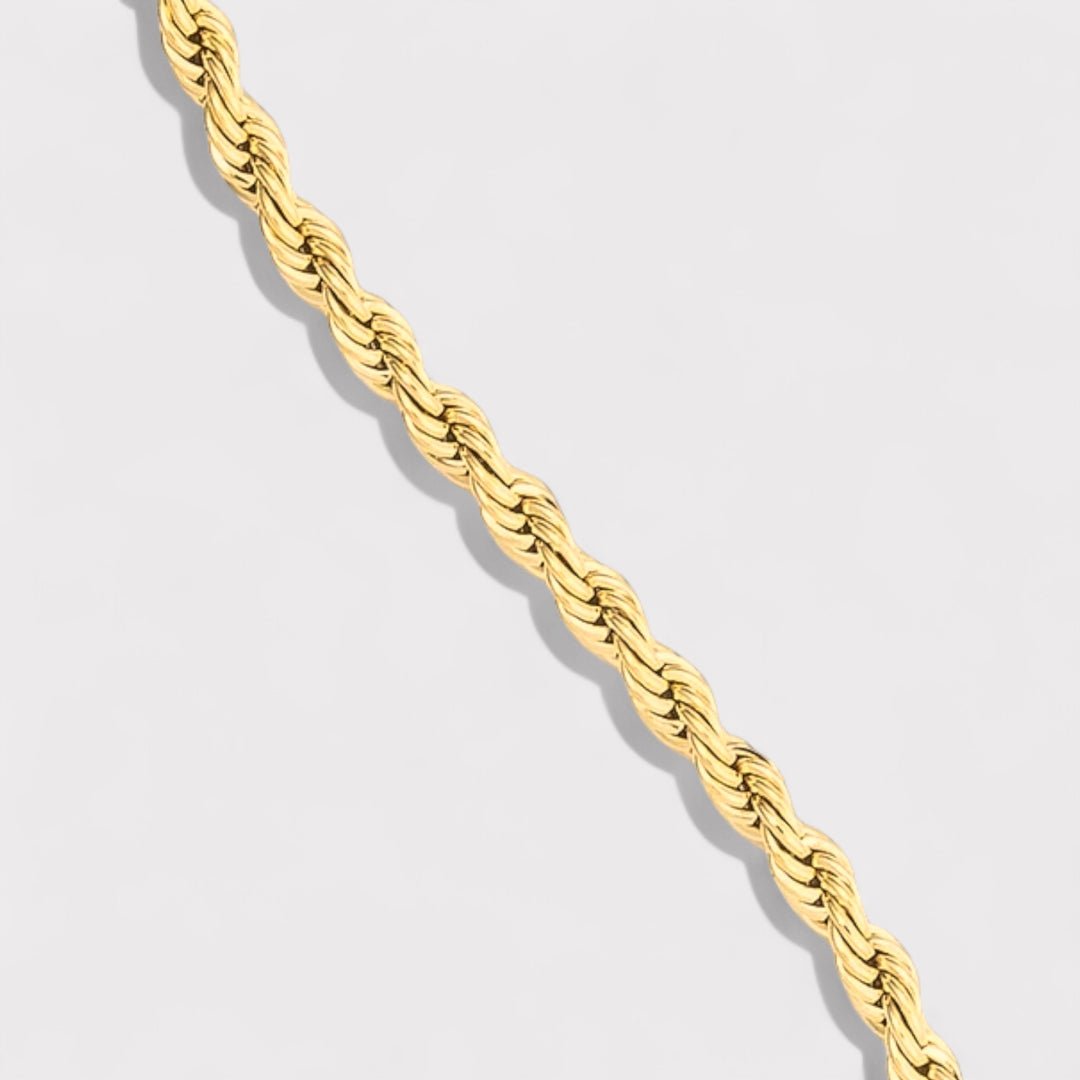 Men’s Rope Chain – Recycled Gold, Silver & Titanium | LUCID
