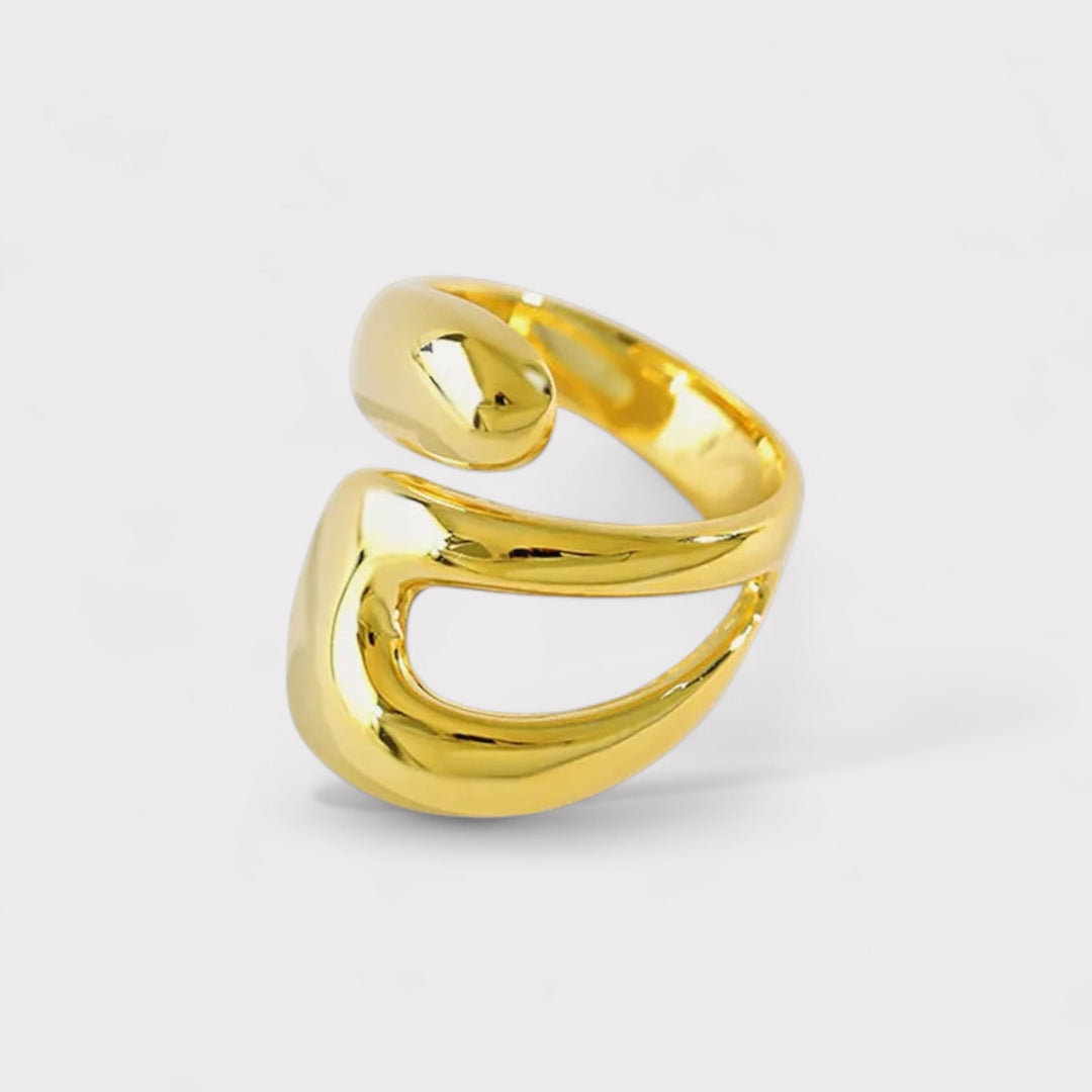 Wrap Ring – Recycled Adjustable Statement Ring in Gold or Silver