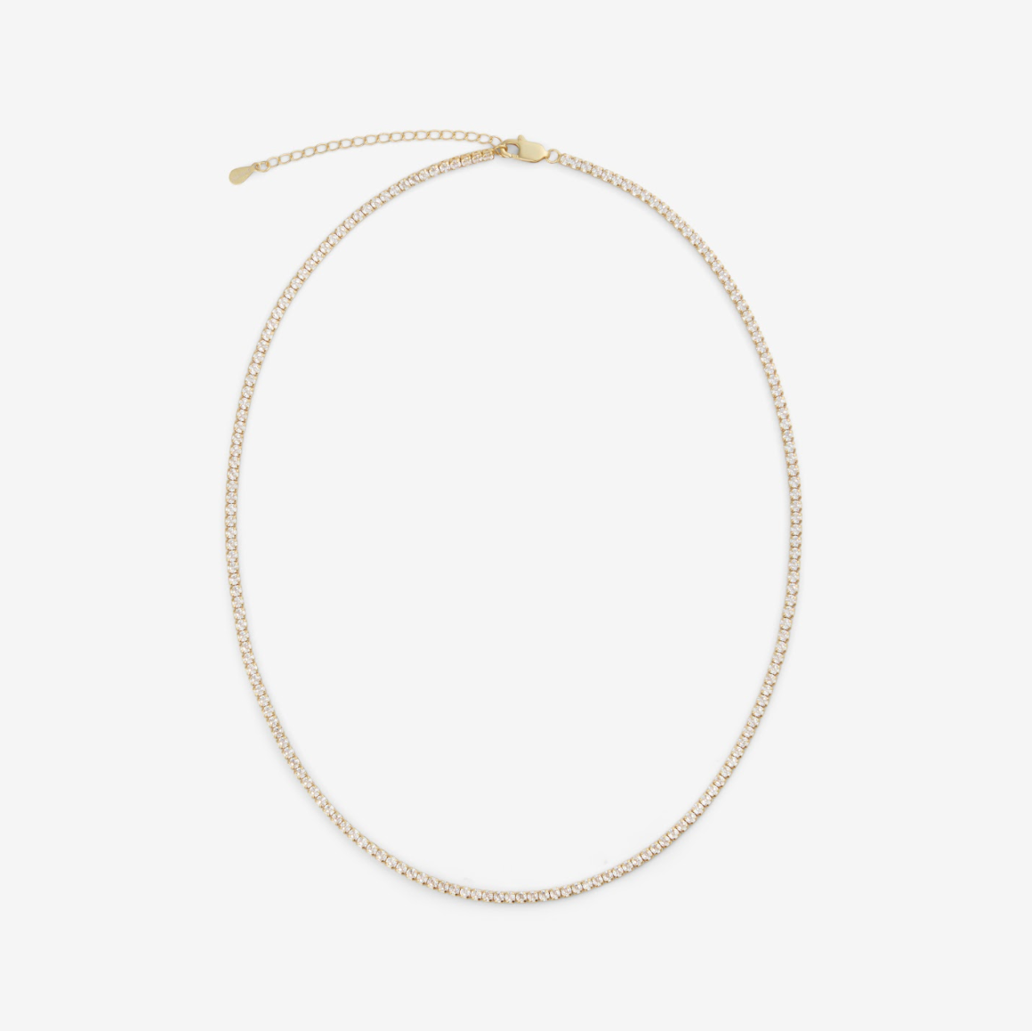 Tennis Necklace | Recycled Gold or Silver Sparkle | LUCID