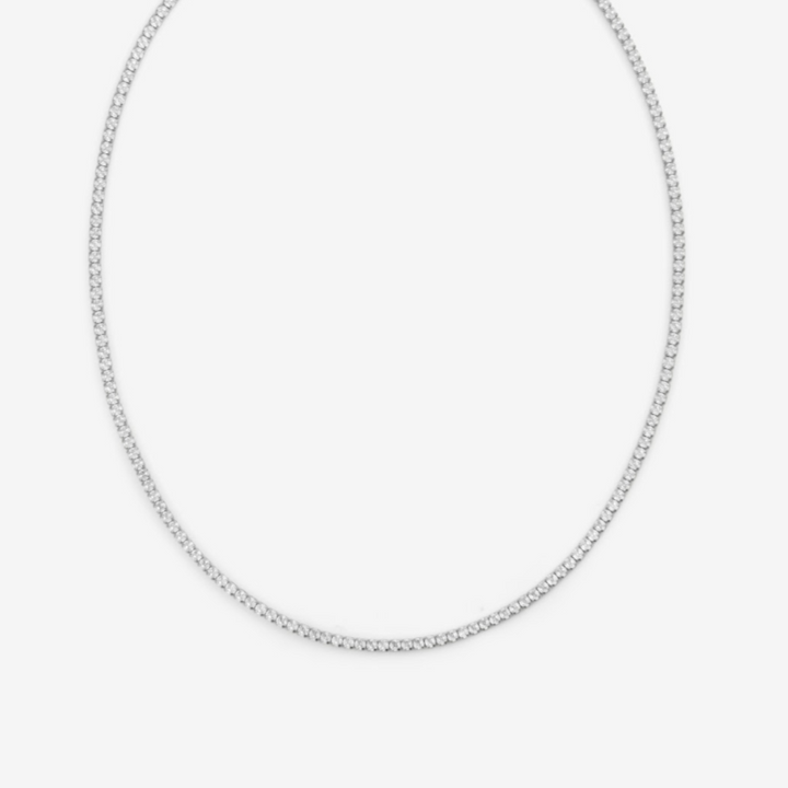 Tennis Necklace | Recycled Gold or Silver Sparkle | LUCID