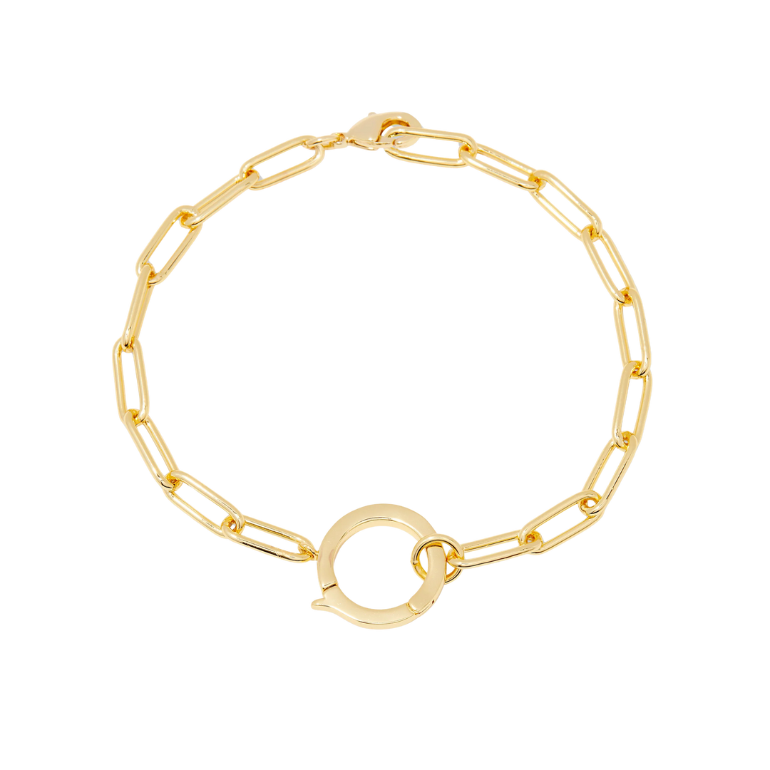 Paperclip Charm Bracelet