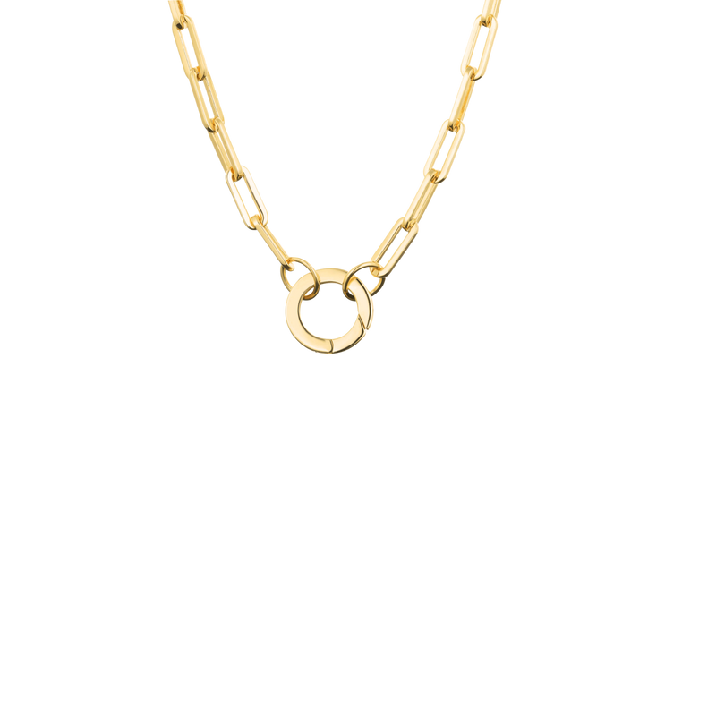Charm Paperclip Necklace