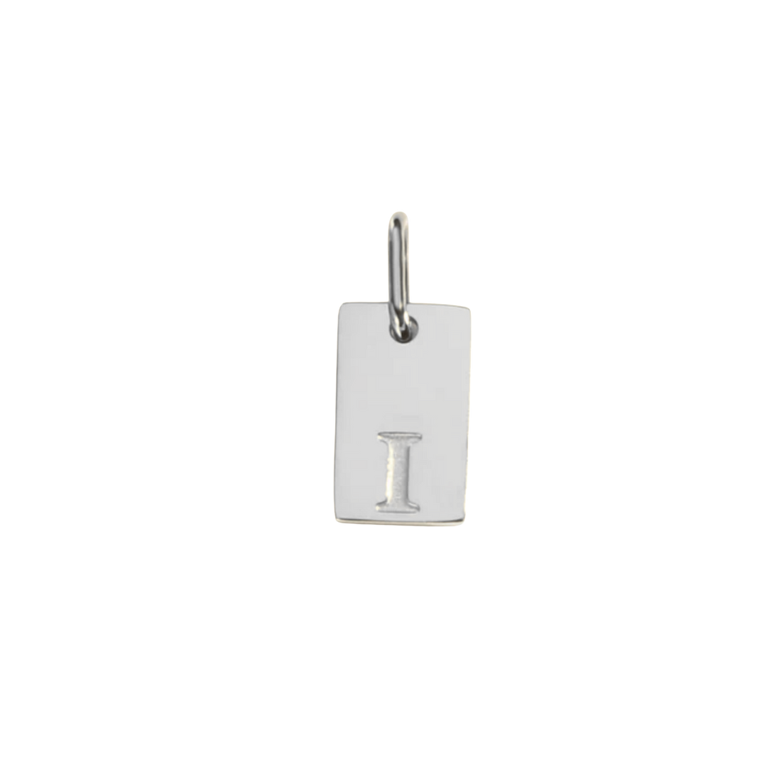 Letter Tag Charm