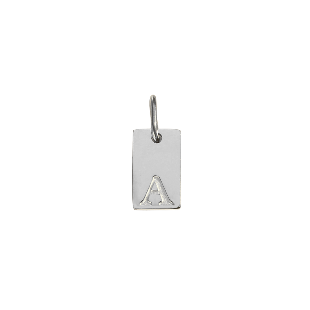 Letter Tag Charm