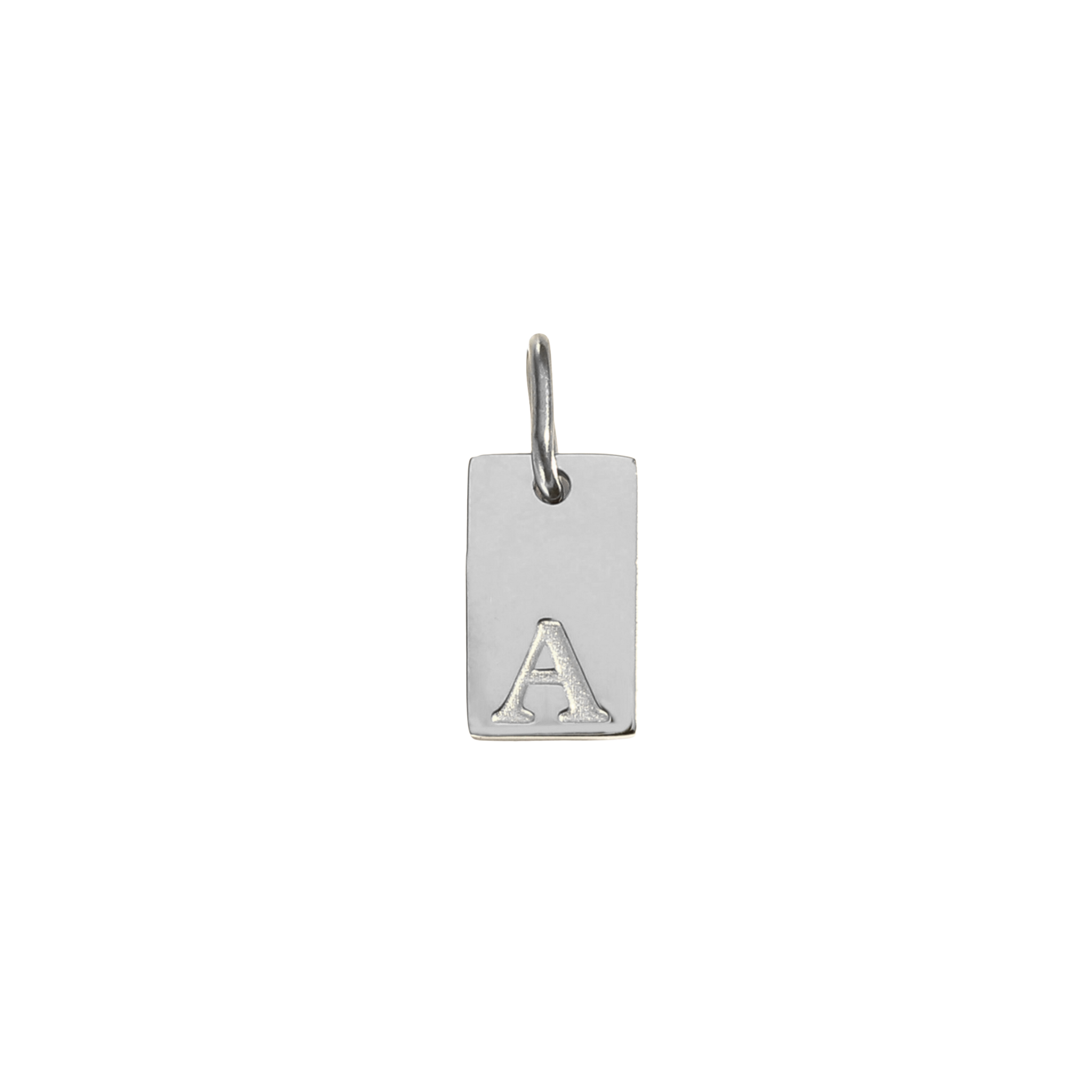 Letter Tag Charm