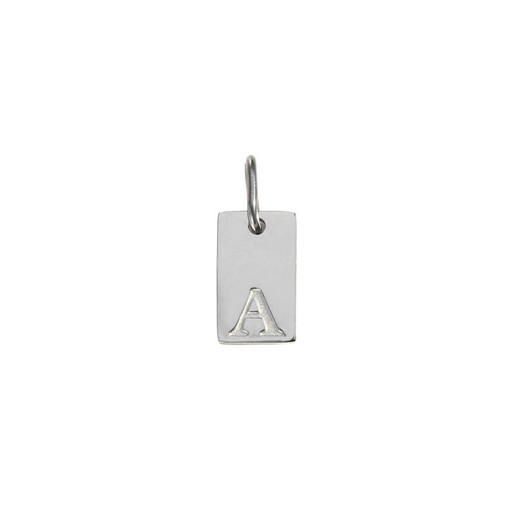 Letter Tag Charm