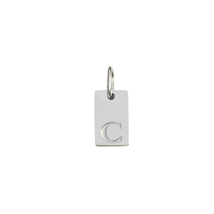 Letter Tag Charm