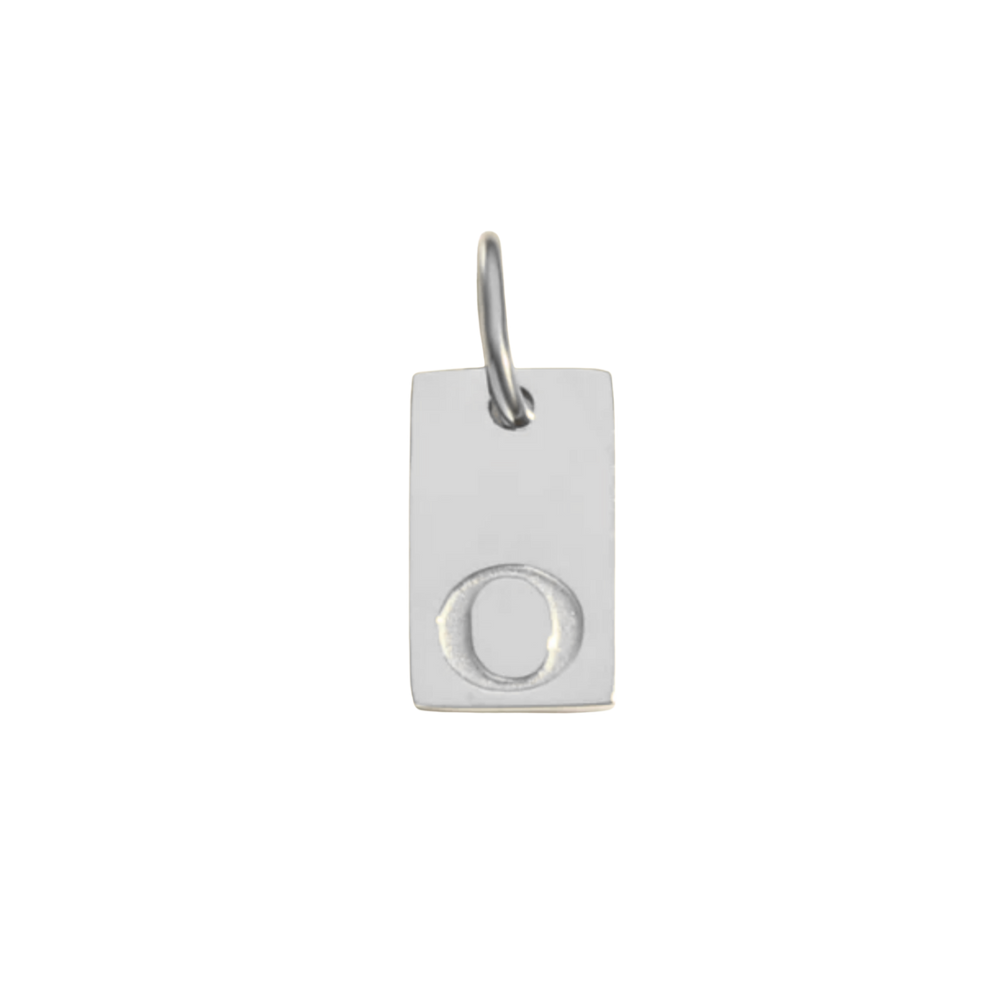 Letter Tag Charm