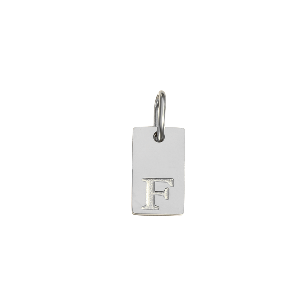 Letter Tag Charm