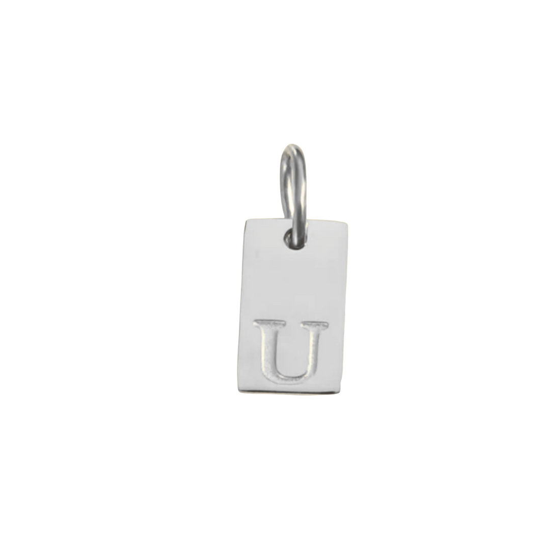 Letter Tag Charm