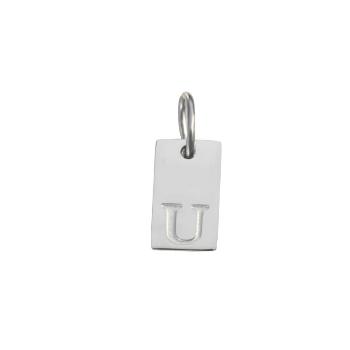 Letter Tag Charm
